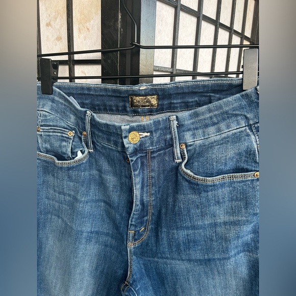 MOTHER Mother Size 27 HIGH WAISTED LOOKER ANKLE FRAY - Picture 9 of 9